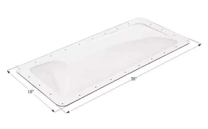 Icon RV Skylight 34" x 14" - Clear• 01850