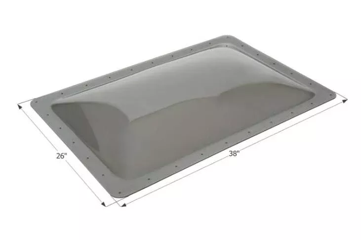 Icon RV Skylight, 34" x 22" - Smoke• 12113