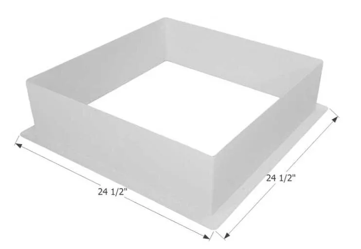 Icon RV Skylight Garnish 22" x 22" - Polar White• 12213