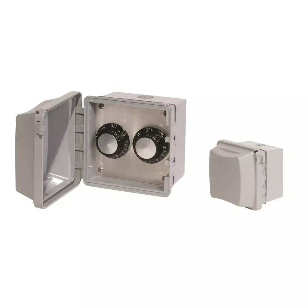 Infratech 14-4125 Dual Surface Mount Input Regulator With Weatherproof Cover And Gang Box