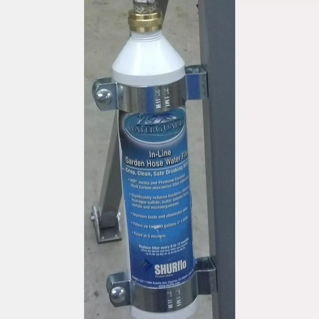 Inline Water Filter for Athletic Hydration System