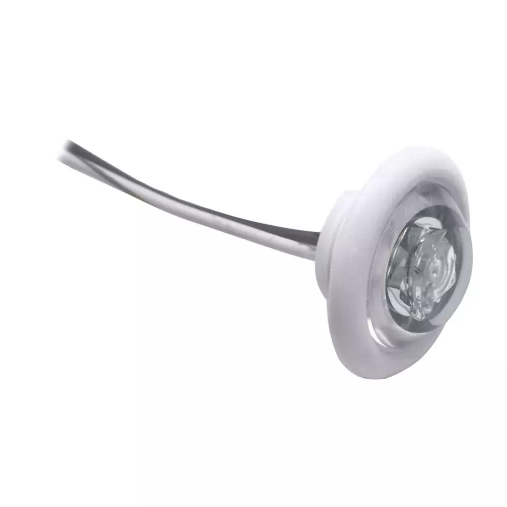 Innovative Lighting LED Bulkhead/Livewell Light “The Shortie” White LED w/ White Grommet