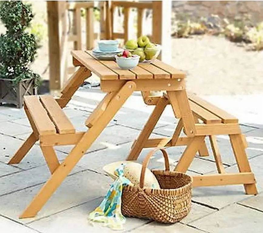 Interchangeable Picnic Table or Garden Bench - MPG-ACT04