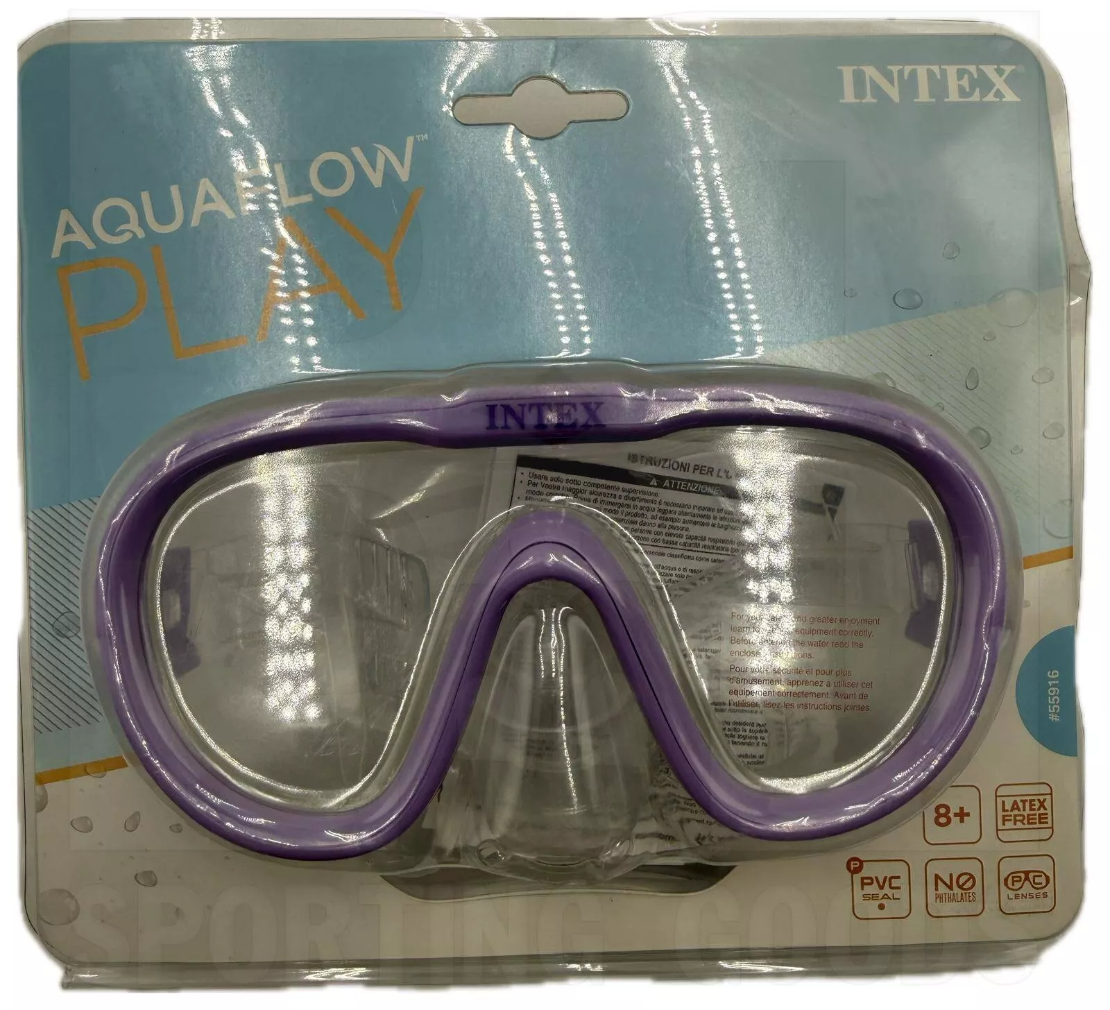 Intex Dive Mask Sea Scan Assorted Style (Unit)