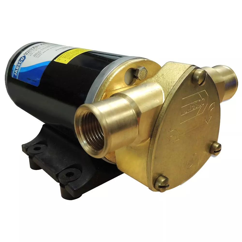 Jabsco Ballast King Bronze DC Pump with Deutsch Connector – No Reversing Switch – 15 GPM