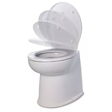 Jabsco Deluxe Flush 14-In Straight Back Raw Water Toilet