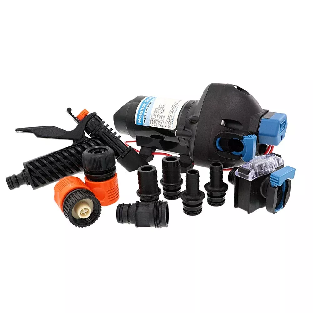 Jabsco HotShot 3 Washdown Pump – 12V – 3 GPM – 50 PSI