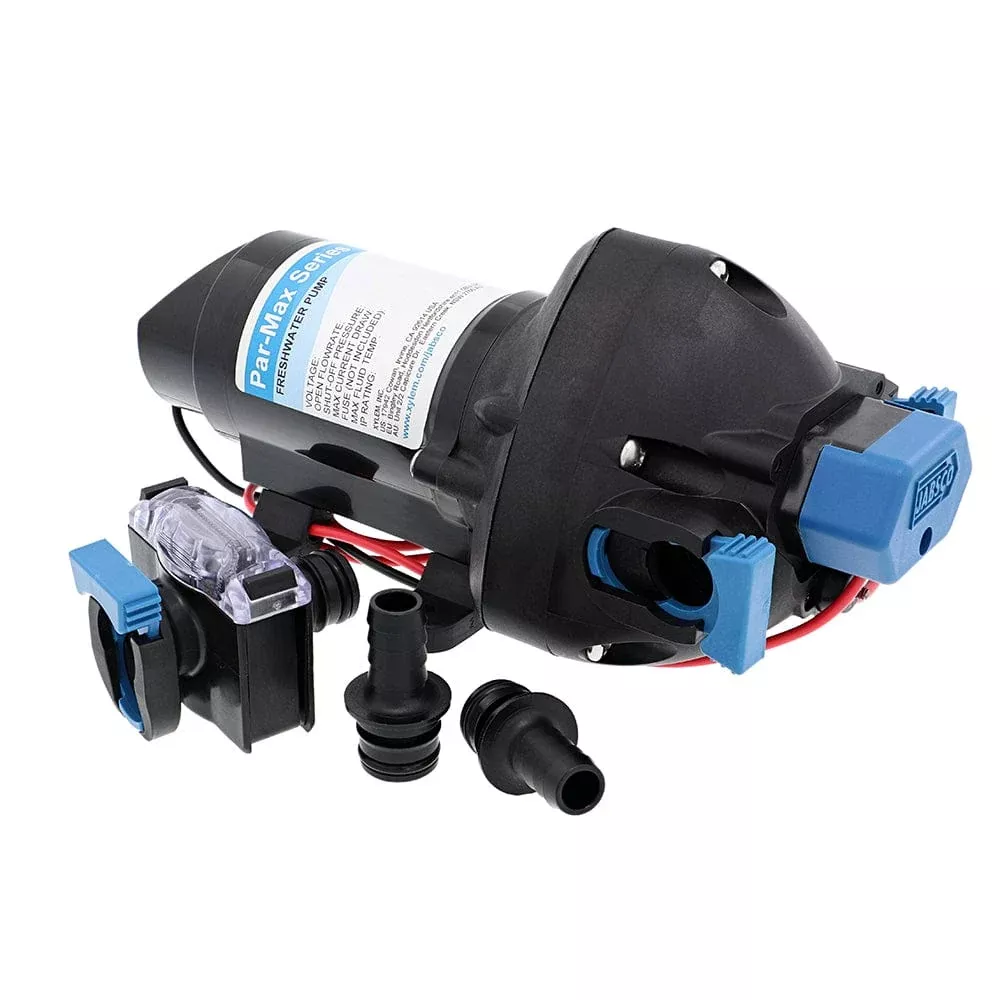 Jabsco Par-Max 2 Water Pressure Pump – 12V – 2 GPM – 35 PSI