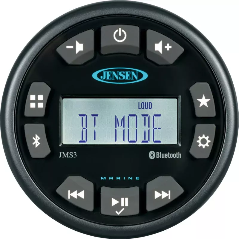 JENSEN JMS3RTL Stereo w/AM/FM/BT – Single Zone