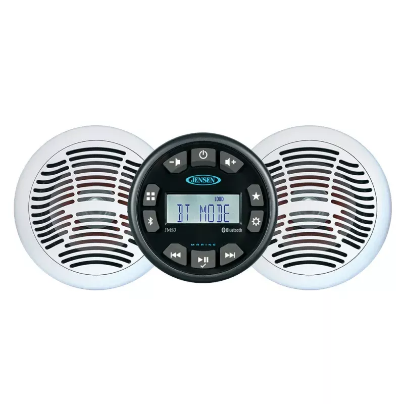 JENSEN JMS3SPKG Stereo and 6.5 Speaker Package