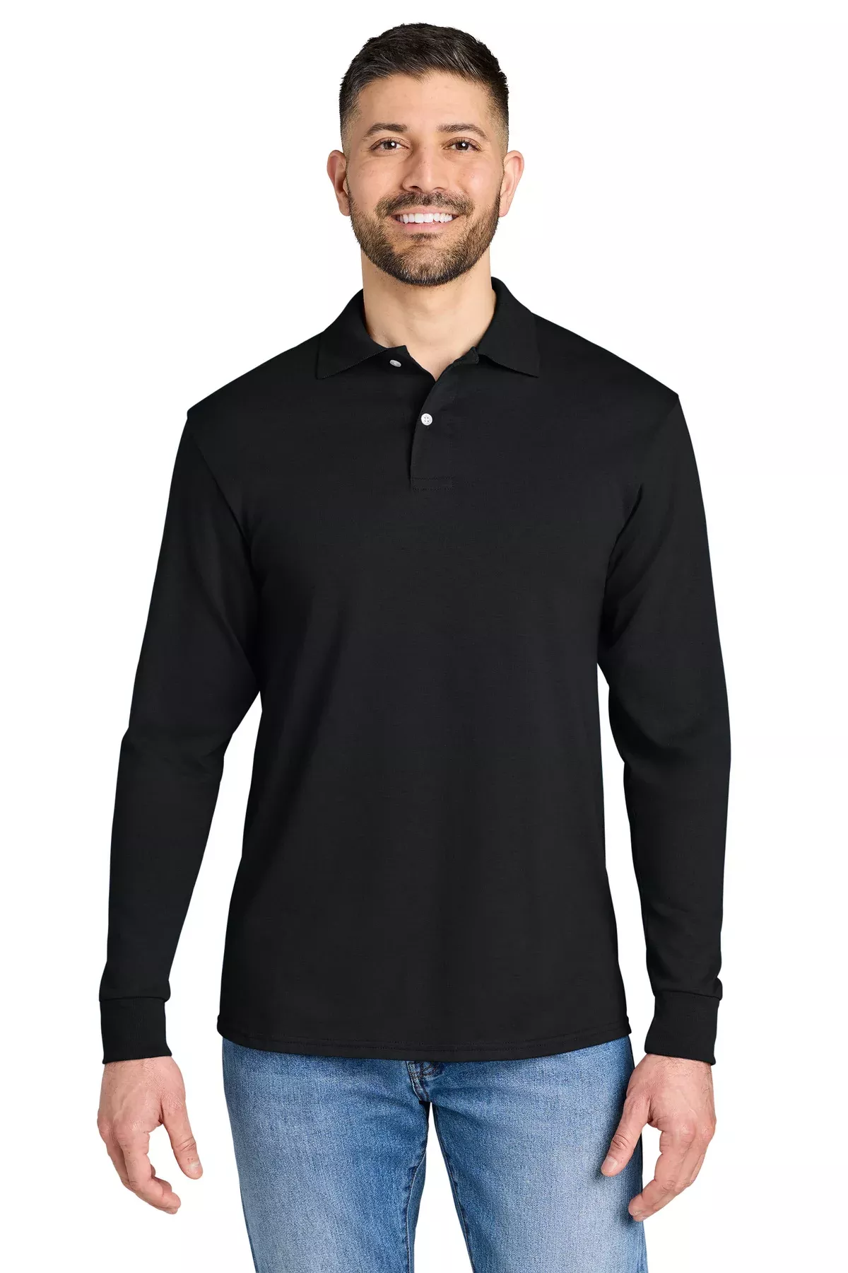 Jerzees Men's Dri-Power Long Sleeve Sport Shirt 437LS