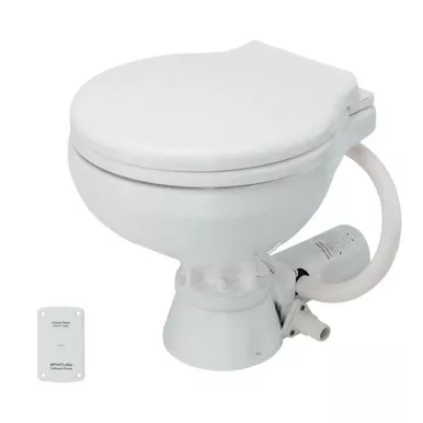 Johnson Pump AquaT 12V Compact Macerator Toilet