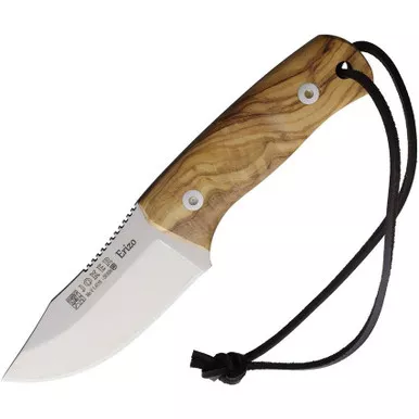 Joker Erizo Olive Wood Fixed Blade Knife
