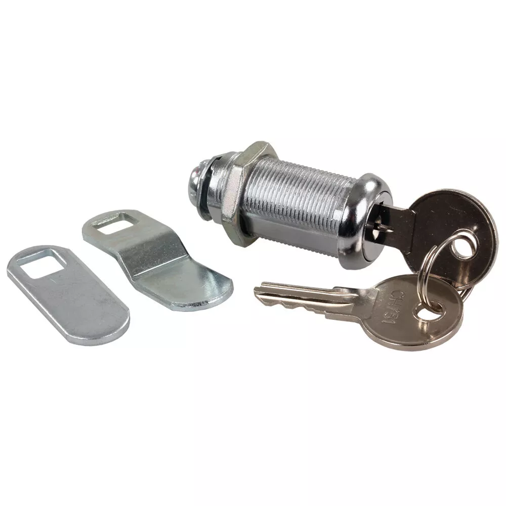 JR Products 1-3/8" Standard Compartment Door Key Lock