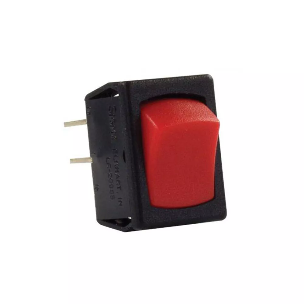 JR Products 12795 Red/Black SPST Mini On/Off Switch