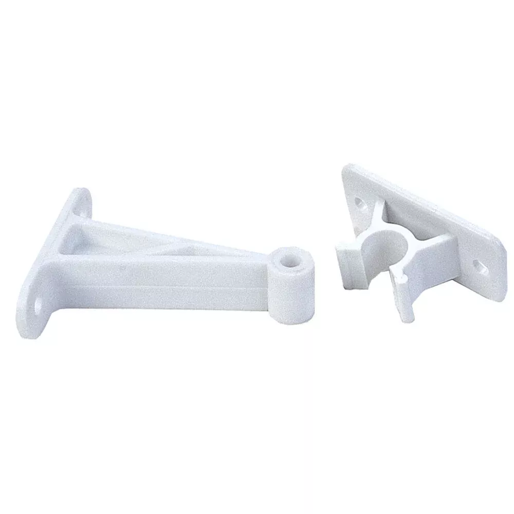 JR Products 3" C-Clip Door Holder, Polar White