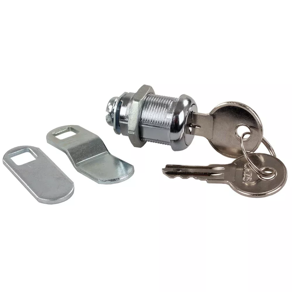 JR Products 7/8" Standard Compartment Door Key Lock
