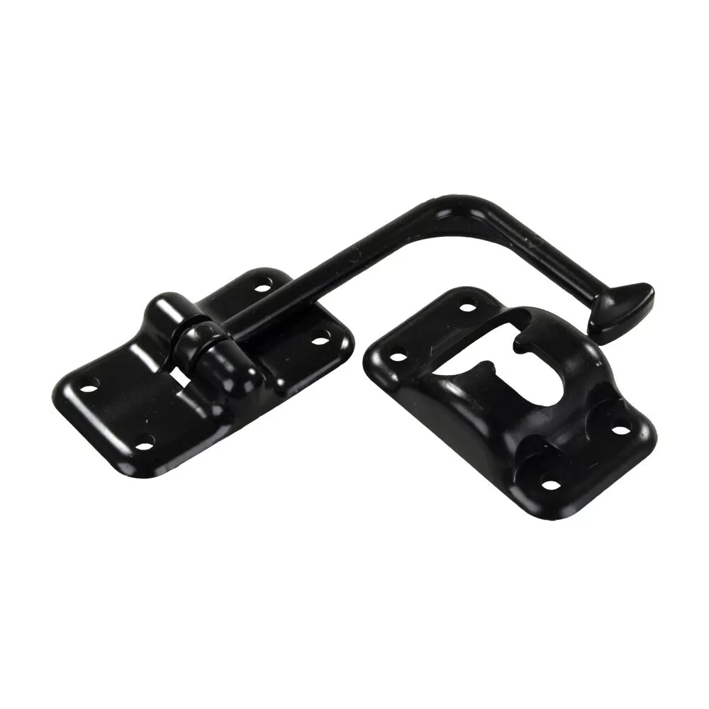 JR Products 90° T-Style Door Holder, Black