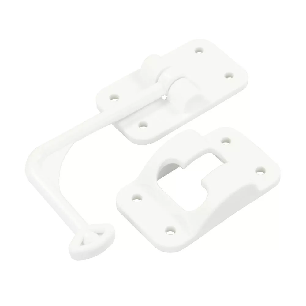 JR Products 90° T-Style Door Holder, Polar White