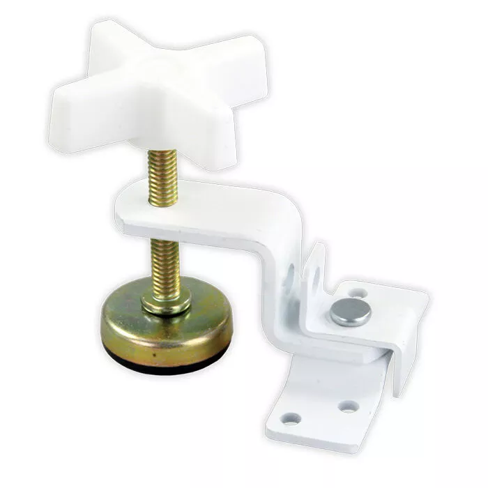 JR Products Fold-Out Bunk Clamp, White