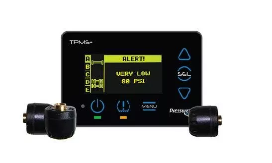 JR Products Monitor Based 4-Wheel TPMS Kit• PULSE-4K