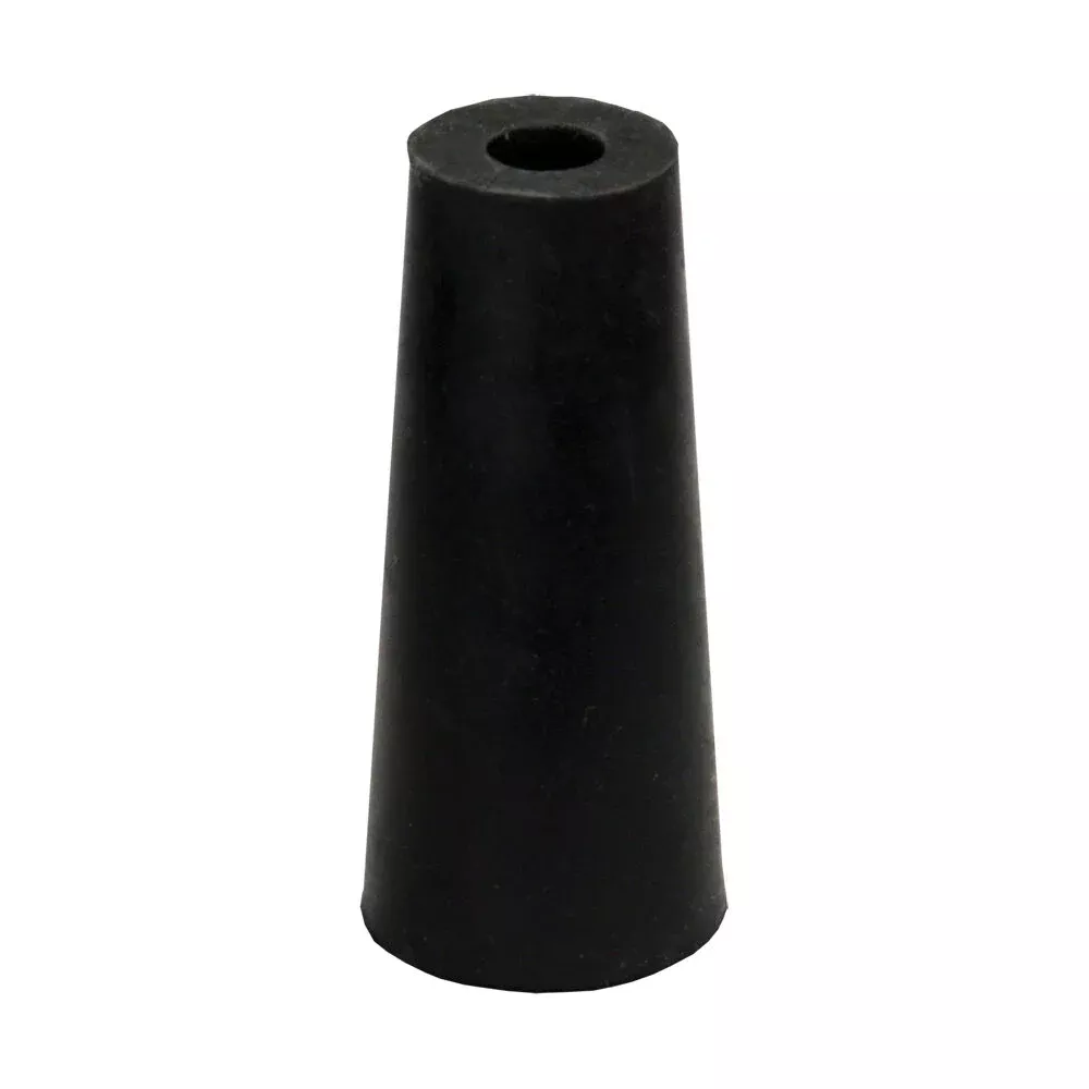 JR Products Universal Rubber Door Bumper, Black