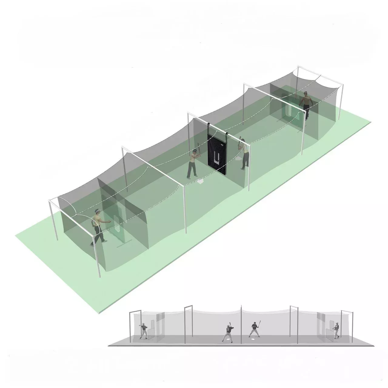 Jugs Split Cage™ with #96 Polyester Netting