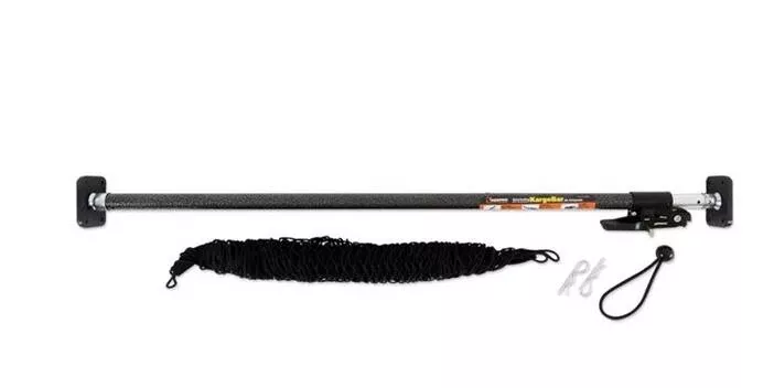 Keeper Ratcheting Cargo Bar with Storage Net 40in - 70in • 05060