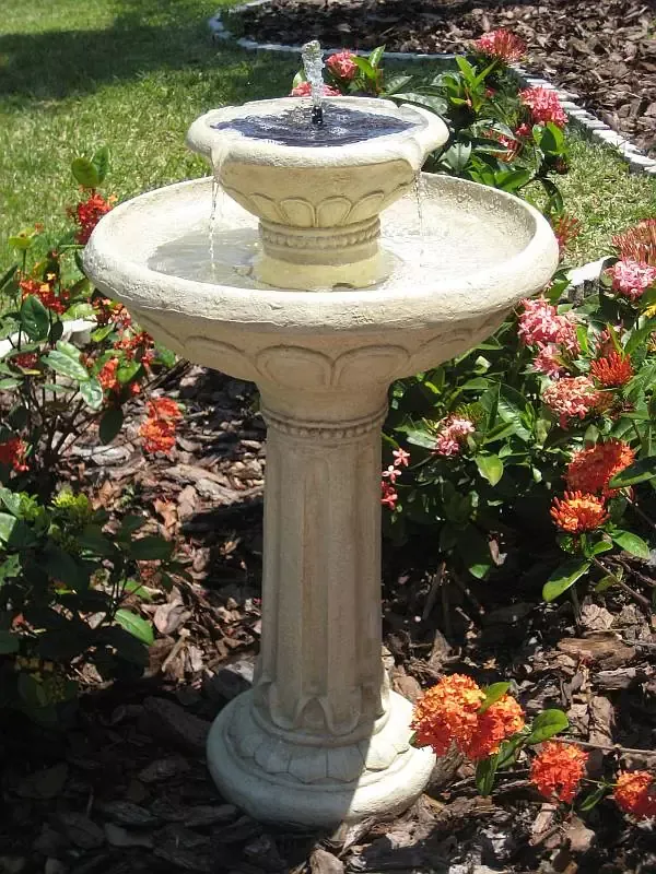 Kensington Two Tier Solar Water Fountain