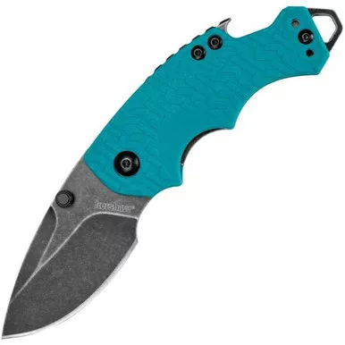 Kershaw Shuffle Teal GRN BlackWash Linerlock Knife