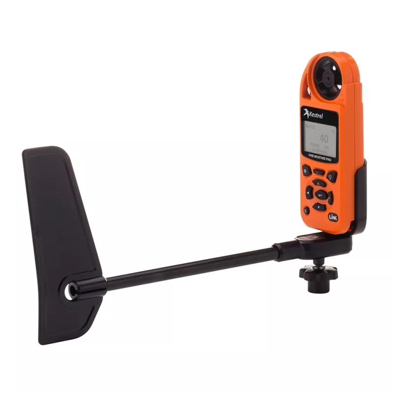 Kestrel 5500FW Fire Weather Meter Pro w/Compass + Link + Vane Mount - Safety Orange