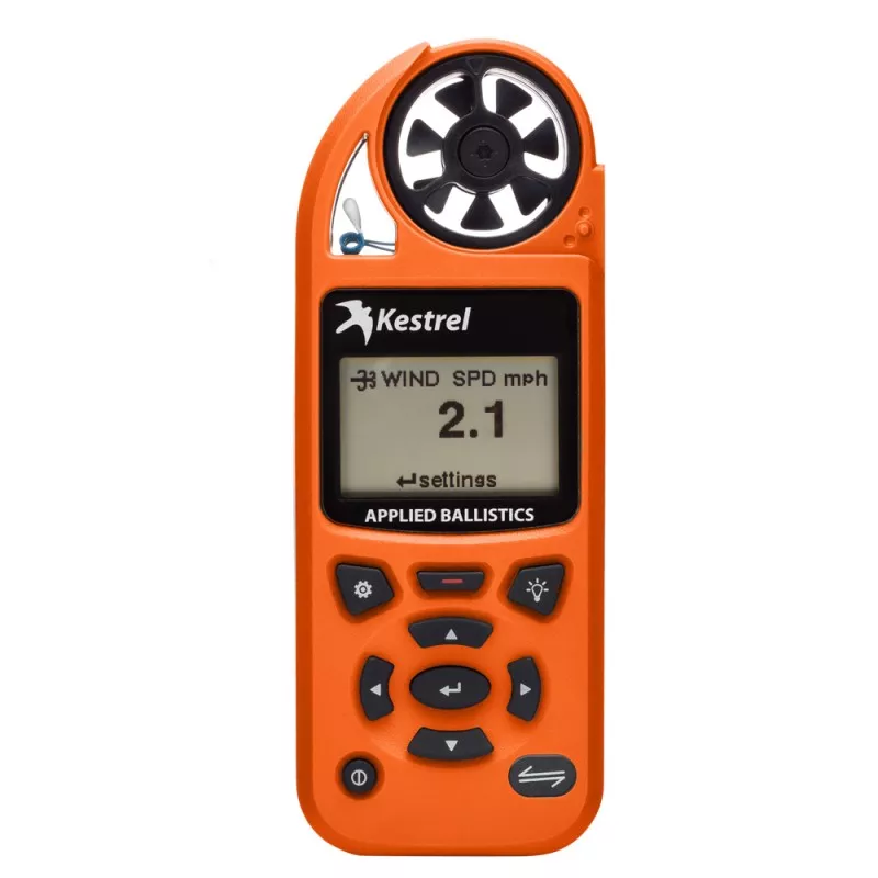Kestrel 5700A Elite Weather Meter w/Applied Ballistics - Blaze Orange