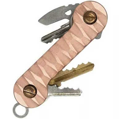 KeyBar Copper Slayer Key Organizer Carved Copper Handle
