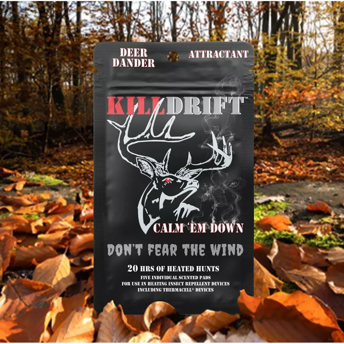 Kill Drift Calm ‘Em Down Attractant Scent Pads