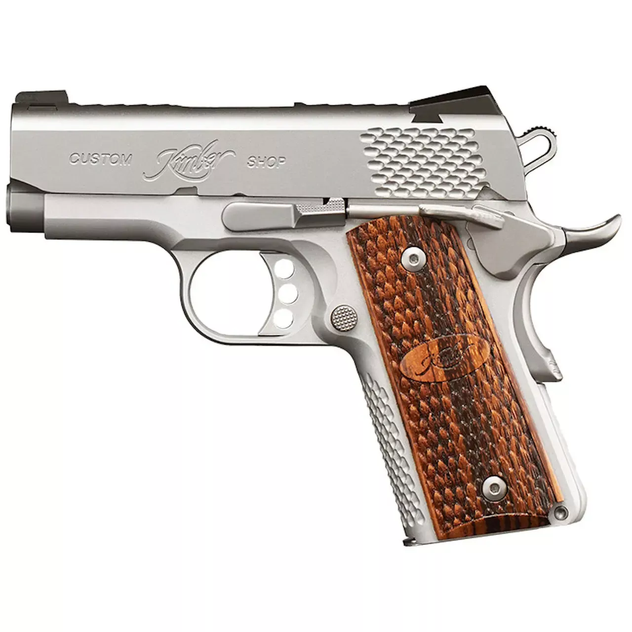 Kimber Stainless Ultra Raptor II Pistol Satin Silver 45 ACP 3″