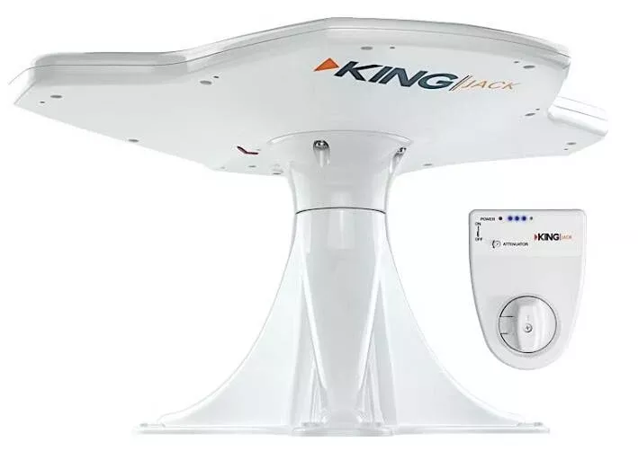 King Directional Over-the-Air Antenna with Mount & Built-in Signal Meter• OA8500