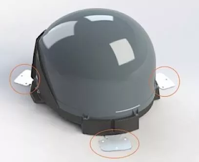 King Removable Roof Mount Fixture• MB600