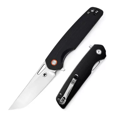 Klaken Drift Black G10 D2 Satin Folding Knife