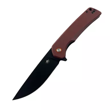 Klaken Virex Wine G10 D2 Blackened Drop Point Knife