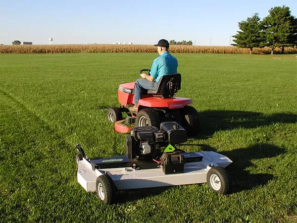 Kunz Engineering | Best Quality 40″ Finish Cut Mowers AcrEase | Model H40B | Single Cylinder Manual Start Engine | Pull Type | Horsepower 10.5 HP | For ATV