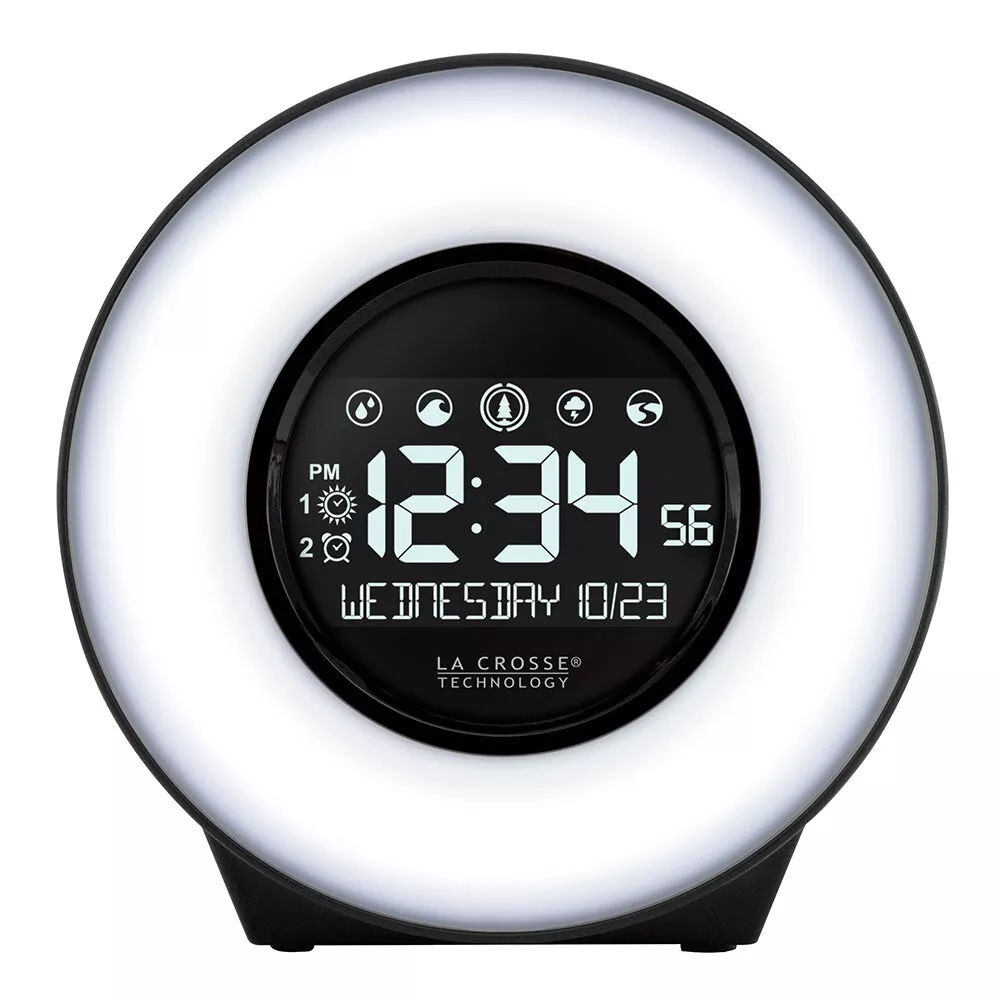 La Crosse Mood Light and Nature Sound Alarm Clock