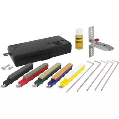 Lansky Deluxe Knife Sharpening System 5 Stone Kit