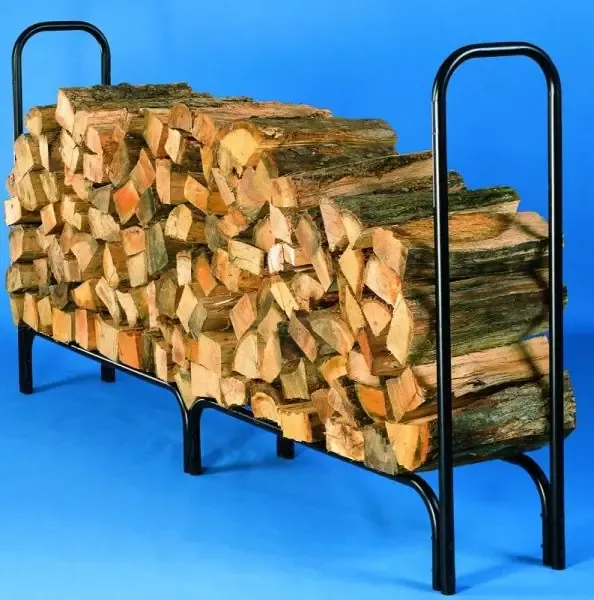 Large ConduitStyle Outdoor Firewood Rack