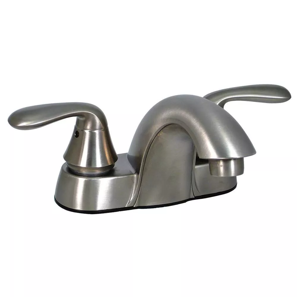 Lavatory 2-Handle Faucet, Brushed Nickel Finish