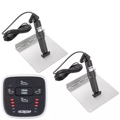 Lectrotab 12 x 9 Stainless Steel MLC-1 Trim Tab Kit