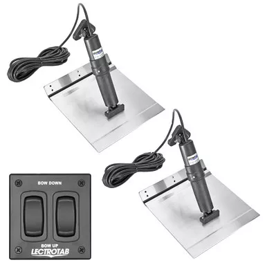 Lectrotab 9 x 24 Aluminum Rocker Trim Tab Kit