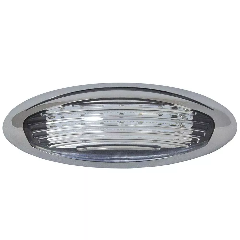 LED Exterior Porch Light, Chrome