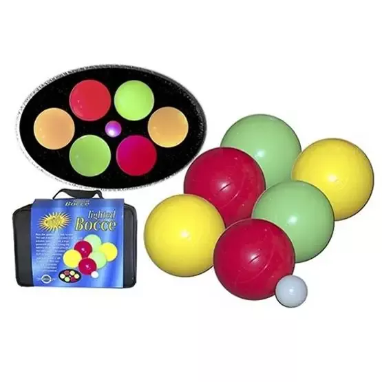 LED Lighted Bocce Ball Game
