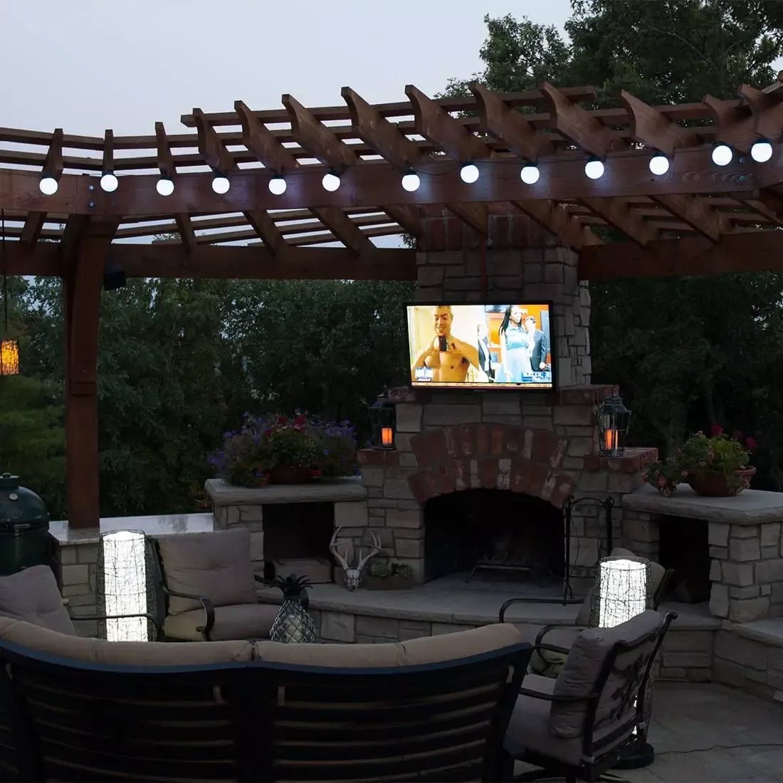 LED String Lights - 12 Globes - Electric