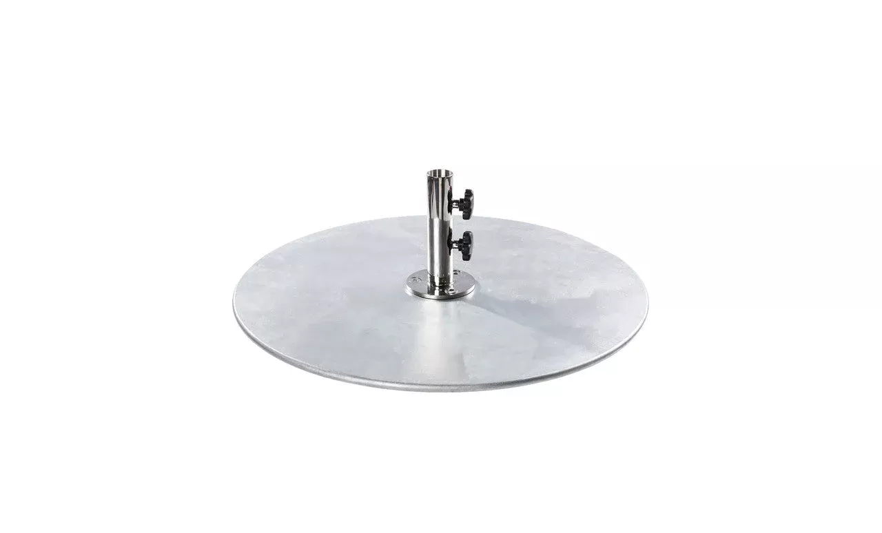 Ledge Lounger Galvanized Steel Stack Umbrella Base